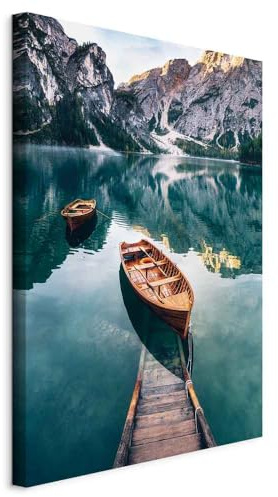 murando - Akustikbild Berge Landschaft Natur, 40x60 cm, 1-teilig, Büro