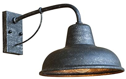 Luces de Granero al Aire Libre, Lámpara de Pared Exterior Industrial para Porche, Patio, Jardín y Balcón