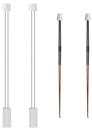 HysiPrui 2pcs 3D Drucker Zubehör 100K Thermistor Temp Sensor und 2pcs Patronenheizung, Hotend schnelle Ersatzteile, für 3D Drucker Bambu Lab X1/X1-Carbon
