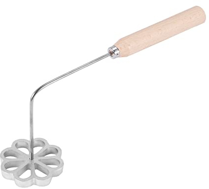 Carriere Rosette Timbale Fer Ensemble Bunuelera avec PoignéE Traditionnel Mexicain Bunuelo Pâtissier Cutter pour Gadget de Cuisine Fleur