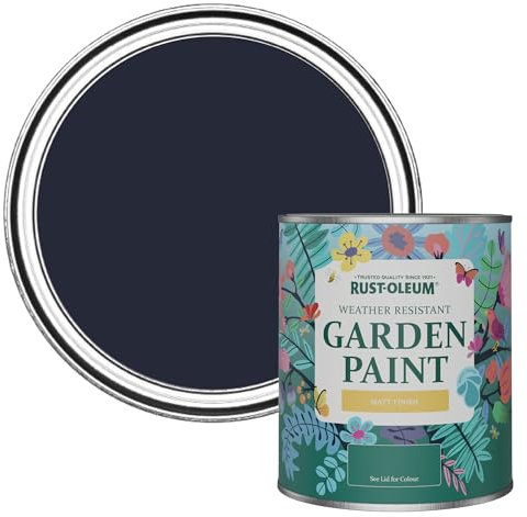 Rust-Oleum Blue Mould-Resistant Garden Paint in Matt Finish - Odyssey 750ml