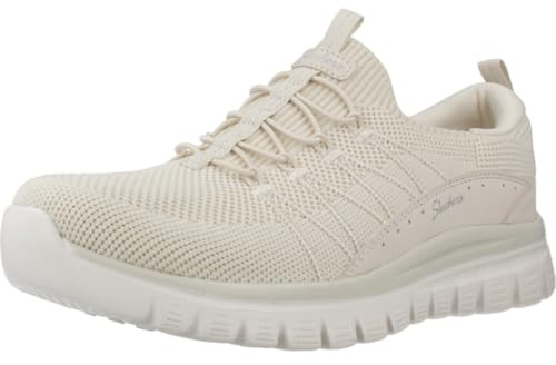 Skechers Graceful - Picture Mujer, Carbón, 39.5 EU