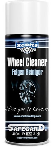 Scotts Premium Wheel Cleaner | Specifically Formulated to Remove Dirt, Grease, Brake Dust & Metal Contaminants. For Alloy, Chrome & Wire Wheels | Non-Acidic, 400ml Spray