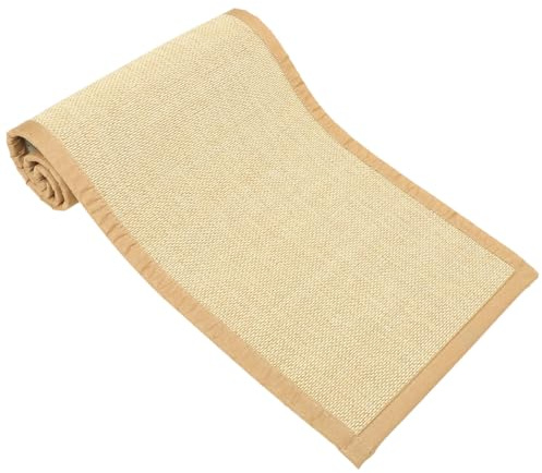 BESTOYARD Tatami Matte Bambusgewebe Handgefertigt Traditionelles Bodenkissen für Zuhause Wohnzimmer und Restaurant