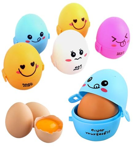 2pcs Eier Aufbewahrungsbox, Kunststoff Eierdose Tragbarer Eierbehälter Auslaufsicherer Eierhalterbehälter Tragbare Eier Eierbox Für Reisen Eierbox Eierform Aufbewahrungsbox (zufällige Farbe)