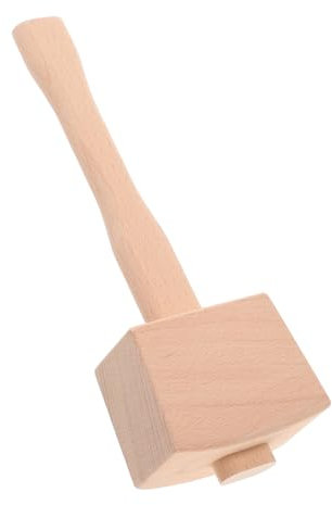 PERSELOSO Marteau Bois Compact Pour Menuiserie Et Travaux Manuels Outil Polyvalent Hêtre Pour Sculpture Prise Main Confortable Et Robuste