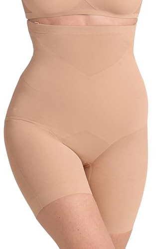 HONEYLOVE Shapewear for Women - SuperPower Shorts High Compression - Tummy Control Underwear - Sand - 2X