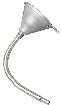 Entonnoir en métal flexible de 37,1 cm pour ravitaillement d'urgence de voiture et moto