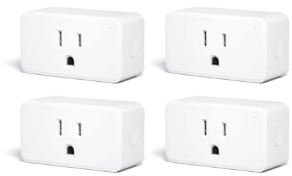 THIRDREALITY Smart Plug Gen3 4 Pack,Precise Real-time Power Meter,15A Outlet, Enhanced Zigbee Repeater,ETL Certified,ZigBee Hub Needed,Work with Home Assistant,Compatible Echo Devices and SmartThings