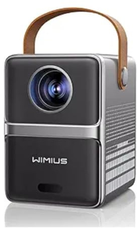 WiMiUS Proiettore Portatile 4K Smart con Netflix Ready, 800 ANSI Lumen | Leggero 0,69 kg, APP Integrate, Dolby Support, Auto Keystone/E-Focus, WiFi6 Bluetooth5.3, 1080P Nativo Full HD, HDMI ARC/CEC