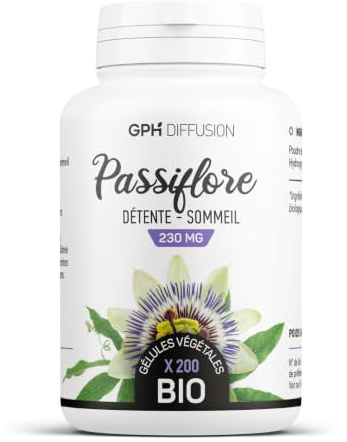Passiflore Biologique 230 mg - 200 gélules végétales - Passiflora incarnata