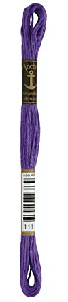 Anchor Sticktwist 4635000-00111 lila Stickgarn, 100% Baumwolle