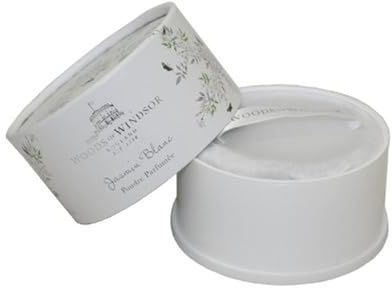Woods White Jasmine Body Dusting Powder with Puff for Women, 3.5 Ounce, 3.5 Ounce (Pack of 1) (K74739-bf)