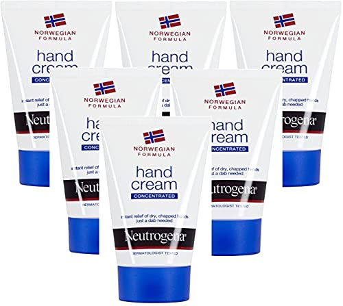 Neutrogena Norwegische Formel Handcreme, konzentriert, 50 ml, 6 Stück