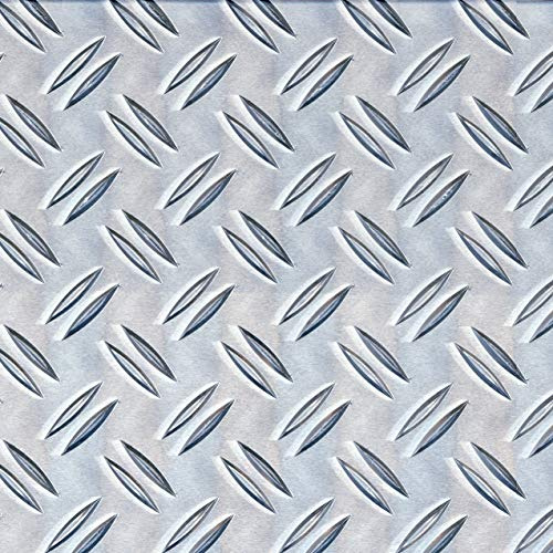 Alberts 466763 Strukturblech | Riffel-Prägung | Aluminium, natur | 300 x 1000 x 2,5 mm