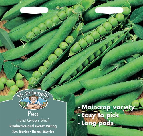 Mr Fothergills - Pictorial Packet - Vegetable - Pea Hurst Green Shaft - 400 Seeds