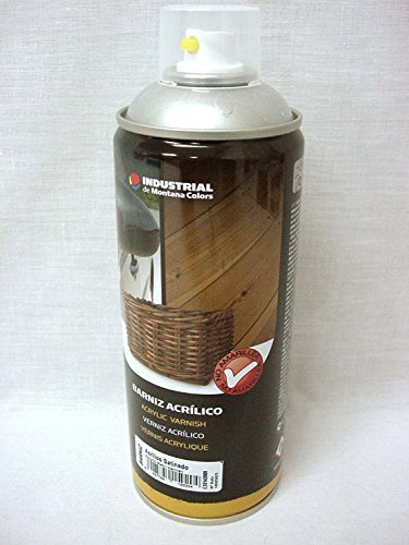 Bote Spray Pintura Barniz Acrílico Satinado Montana Colors Profesional