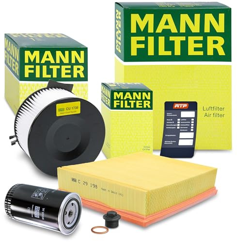 MANN-FILTER Inspektionspaket Filterset 1x Ölfilter, 1x Luftfilter, 1x