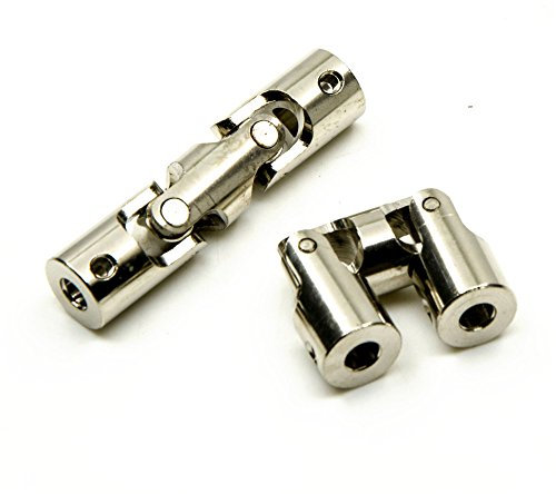 zuolan 1 Paire de 5 x 5 mm Métal Flexible Joint Croix Rotule femelle/vague femelle pour RC modèle voiture bateau Bateau Accessoires