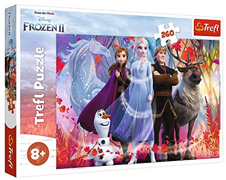 Trefl 13250 Frozen II auf der Suche nach Abenteuer Puzzles, 260 Teile