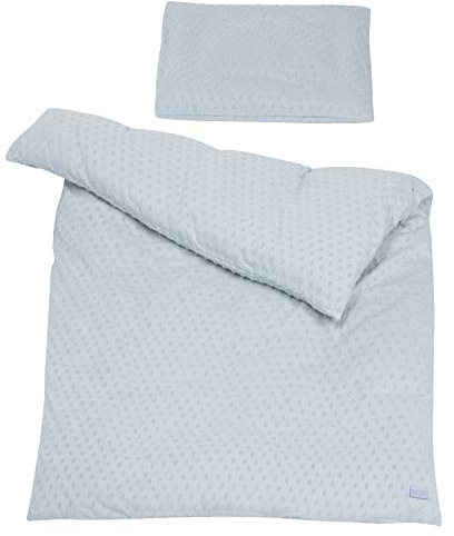 roba Kinderbettwäsche Lil Planet 100 x 135 cm - 2-teiliges Bettwäsche Set - Bio Baumwolle - GOTS und Oeko-Tex 100 zertifiziert - Hellblau / Sky