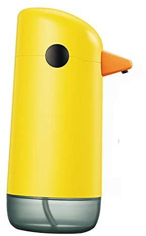 Harilla Automatic Soap Dispenser Duck Shape, 220ml Foaming Hands- for Bathroom Kitchen