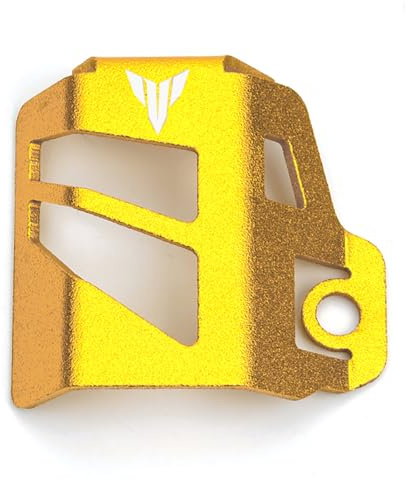 CCYYMOWOK Moto Posteriore Freno Fluido Serbatoio Copertura Protezione Per MT 07 09 10 MT07 FZ07 MT09 MT10 SP 2021 2022 2023 Accessori (Oro)