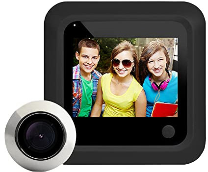 KOCAN 2.4 Pouces vidéo Sonnette 145 degrés Judas visionneuse vidéo Oeil Porte Cloche Maison Intelligente extérieure caméra Moniteur visuel Sonnette