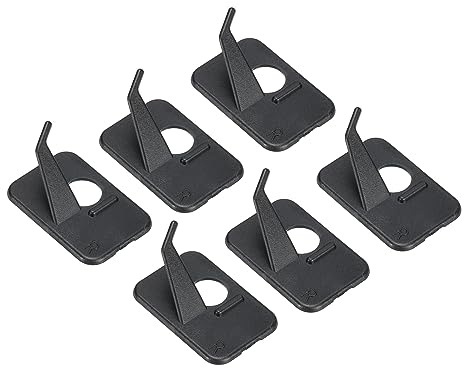 PATIKIL Freccia Rest, 6pz Plastica Adesivo Tiro Arco Freccia Support per Right Mano Composto Ricurvo Arco