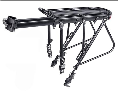 Gepäckträger Motorrad Fahrrad Gepäckträger Cargo Gepäckträger Regal Radfahren Sattelstütze Tasche Halter Stehen
