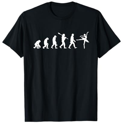 Ballet Danse Evolution Ballerine Cadeau Amusant T-Shirt