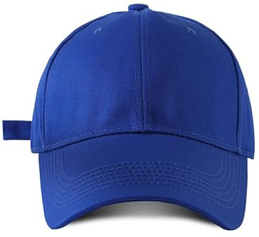 COTIDI Baseballkappe für Herren, 100% Baumwolle, verstellbar, Königsblau, Einheitsgröße, königsblau, One Size