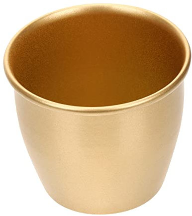 Yardwe Pflanzgefäß Im Landhausstil Metall Blumentopf Für Außenbereich Veranda Innendekoration Kleiner Blumentopf Metalltopf Metallbehälter