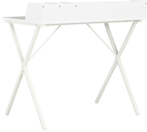Schreibtisch Weiß 80x50x84 cm Office Desk Gaming Schreibtisch Pc Tisch Klein Kleiner Schreibtisch für Wohnbereich Arbeitszimmer Schlafzimmer Küche