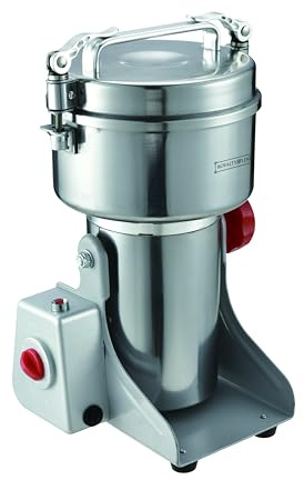 ROYALTY LINE, Macinacaffè Elettrico 2000W RLFG21803, Capacità 800g, Acciaio Inox 304, Timer 5 min, Protezione da Sovraccarico, Design Girevole a 270°, Antiscivolo, Ideale per Cereali e Spezie