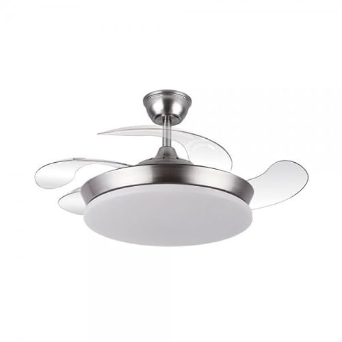 Bilake Ventilador de Techo tridente | Lampara Ventilador de Techo con luz 59W 6980Lm | Mejor Ventilador de Techo 2025 Calidad Precio
