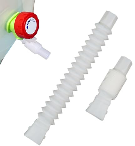 Reemplazo de grifo de cubo de agua | Adaptador de manguera y grifo a prueba de fugas para tanque o barril | Piezas de contenedores de agua exterior | Tap del grifo roscado para bari