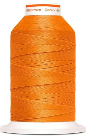 Gütermann Nähgarn Outdoor 400m UV-Beständig Farbecht Witterungsbeständig Nähprojekte Nähen Nähzubehör (1625 - orange)