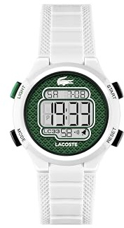 Lacoste Reloj cronógrafo analógico y Digital para Hombre LC33 Collection con Correa de Silicona