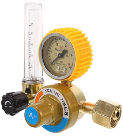 Gadpiparty Energiesparender Argon Gasregler mit Präziser Durchflusskontrolle und Bruchsicherem Legierungsgehäuse für Schweißerzubehör