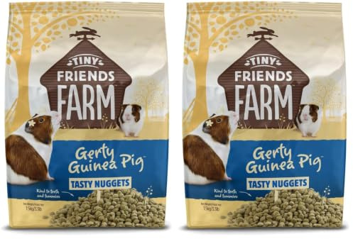 Supreme Petfoods Tiny Friends Farm Gerty Tasty Nuggets, Guinea Pig, 1.5 kg (Pack of 2)