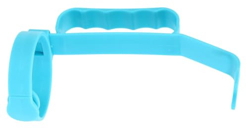 Healeved Plastic Beverage Bottle Handle for Large Soda Bottles – Blue Drink Carrier Grip for Water and Soft Drinks – Comfortable Stable Grip for Travel and Home Use