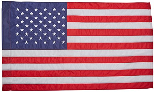 Annin Flagmakers Modello 21850 Bandiera Americana SolarGuard NYL-Glo, 2,5 x 4 piedi, Rosso, Bianco