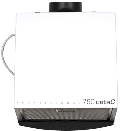 Cata Extractor de Cocina Silencioso Professional 750 Gran Extracción Gran Potencia 105W Fácil Instalación Incluye Filtro Metálico Color Blanco