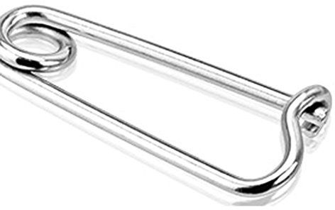 Autiga Brustwarzenpiercing Sicherheitsnadel Ohr Nippel Piercing Taper Safety Pin