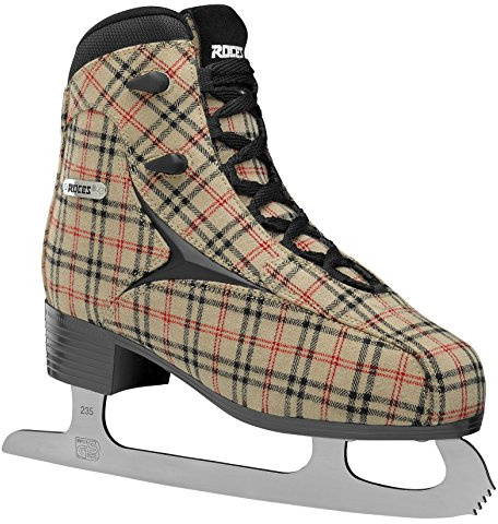ROCES 450557 Women's Model Brits Ice Skate, US 8, White/Silver