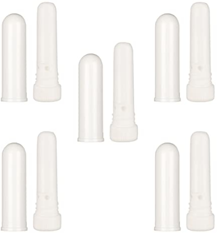 COHEALI 5stücke Leere Aromatherapie Wiederbefüllbare Weiße Tuben Für Ätherische Öle Und Duftstoffe Für Unterwegs Schule Und Büro