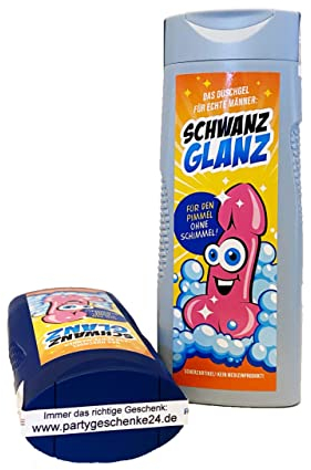 Queue brille le gel douche pour homme avec un superbe pénis | Shampooing | Articles de blague | Idée cadeau | Cadeau pour homme | Cadeau d'anniversaire