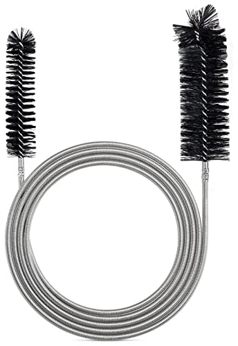 Flexible Futterrohr-Reinigungsbürste, schlankes Abflussloch-Reinigungswerkzeug, Schlauch-Reinigungsbürste, Schwarze Farbe, Dicker und stärker
