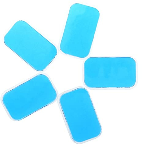 Ersatz Gelpads für Stimulator Blau 30 Stück Hydrogel Zubehör | Bauchmuskeltrainer und Toner, Weiche Haftung, 15 Packungen mit 2 Stück Je Packung, Office